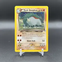 2002 Pokemon Neo Destiny Dark Donphan Holo 3/105 Unlimited WOTC NM - Image 1
