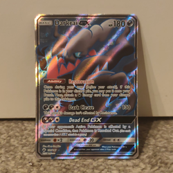 Pokemon TCG Darkrai GX Burning Shadows 139/147 Holo Full Art Ultra Rare - Image 1