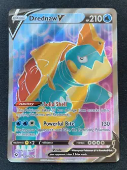 Drednaw V 069/073 Champion's Path Full Art Ultra Rare Holo Pokemon TCG Card NM - Image 1