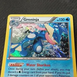 The Pokemon Company Pokemon TCG Greninja 41/146 XY Holo Rare EN 2014 HP 130 - Image 3