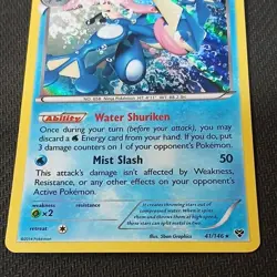 The Pokemon Company Pokemon TCG Greninja 41/146 XY Holo Rare EN 2014 HP 130 - Image 4