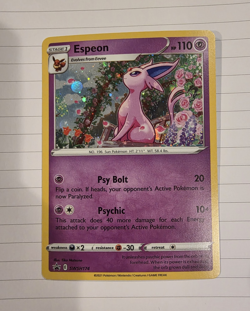 Pokemon TCG Espeon SWSH174 SWSH Promo Cards Holo Promo Stage 1 110 HP - Image 1