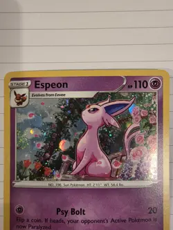 Pokemon TCG Espeon SWSH174 SWSH Promo Cards Holo Promo Stage 1 110 HP - Image 2