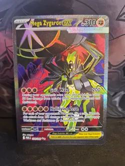 Mega Zygarde ex 104/088 Full Art Ultra Rare Holo Perfect Order Pokemon TCG NM - Image 1