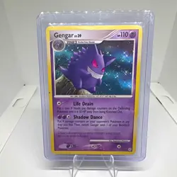 Pokemon TCG Gengar 27/130 Diamond and Pearl Holo Rare 110 HP English 2007 - Image 1