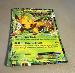 Pokemon TCG Leafeon EX 10/83 Generations Ultra Rare Holo 170 HP Eng 2016 - Image 1