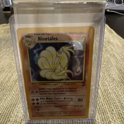 Ninetales Base Set 2 013/130 Holo Rare English 1999 80 HP Pokemon TCG - Image 1