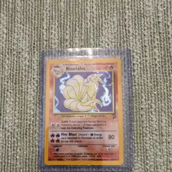 Ninetales Base Set 2 013/130 Holo Rare English 1999 80 HP Pokemon TCG - Image 3