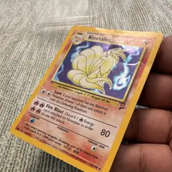 Ninetales Base Set 2 013/130 Holo Rare English 1999 80 HP Pokemon TCG - Image 4