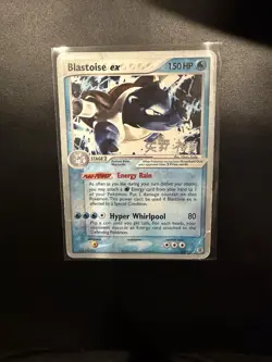 Pokemon TCG Blastoise ex Holo Rare Card Fire Red Leaf Green 104/112 world champ - Image 1