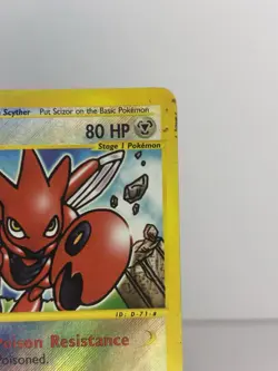 Pokemon TCG Scizor Aquapolis 032/147 Reverse Holo Rare English Stage 1 80 HP - Image 2