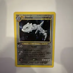 2000 Pokemon Neo Genesis Steelix 15/111 1st Edition Rare Holo Near Mint - Image 1