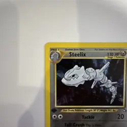 2000 Pokemon Neo Genesis Steelix 15/111 1st Edition Rare Holo Near Mint - Image 3