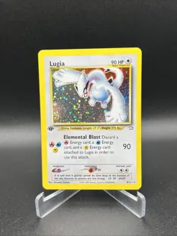 2000 POKEMON NEO GENESIS 1ST EDITION #9 LUGIA-HOLO MP-LP - Image 1