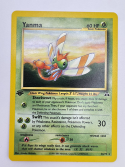 Yanma 1st Edition Rare 36/75 Neo Discovery Pokemon Card NM - Image 1