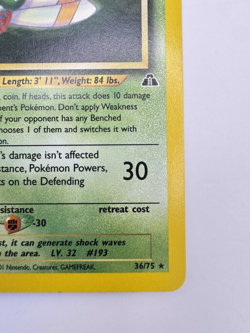 Yanma 1st Edition Rare 36/75 Neo Discovery Pokemon Card NM - Image 4