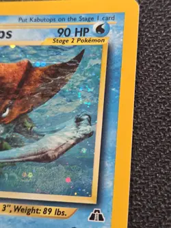 Pokemon Card Kabutops Neo Discovery Unlimited Holo Rare 6/75 133 NM Nice Swirl - Image 5