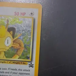 Wizards of the Coast Pokemon TCG Meowth 10/53 Wotc Promo Basic EN Holo HP50 1999 - Image 5