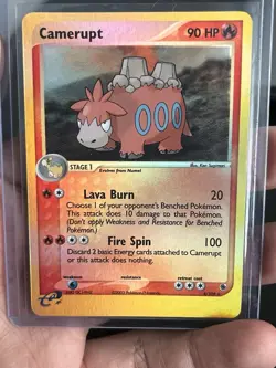 RARE REVERSE HOLO LOT Pokemon TCG EX Ruby & Sapphire Makuhita/Camerupt/Carvanha - Image 5