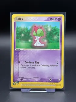 Ralts 66/109 EX Ruby & Sapphire LP Pokemon Card TCG Vintage 2003 - Image 1