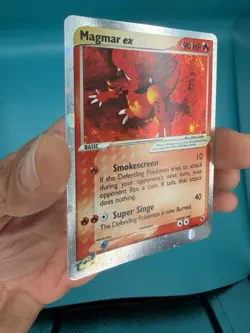 Magmar ex 100/109 Holo EX Ruby & Sapphire Pokemon Card NM - Image 2