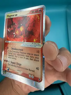 Magmar ex 100/109 Holo EX Ruby & Sapphire Pokemon Card NM - Image 3