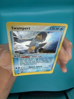 Swampert 13/109 Holo EX Ruby & Sapphire Pokemon Card NM Swirl - Image 5