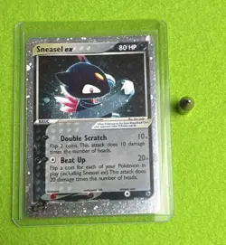 Pokemon Sneasel ex 103/109 EX Ruby & Sapphire Holo Ultra Rare English 2003 80 HP - Image 1