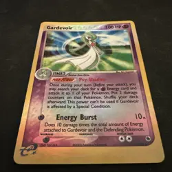 Pokemon Reverse Holo Gardevoir- EX Ruby and Sapphire – 7/109 Vintage E-Reader - Image 2