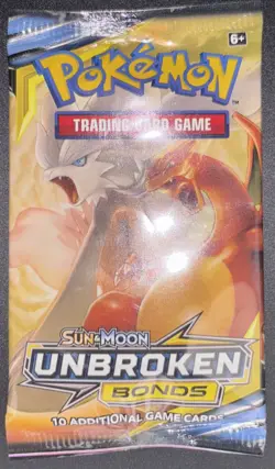 Pokemon Sun Moon Unbroken Bonds Booster Pack - Charizard (RD) - Image 1