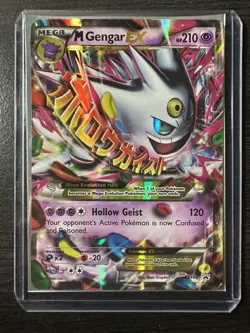 Pokemon M Gengar EX xy166 Black Star Promo HP - Image 1