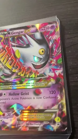 Pokemon M Gengar EX xy166 Black Star Promo HP - Image 2