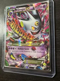 Pokemon M Gengar EX xy166 Black Star Promo HP - Image 3