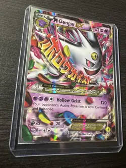 Pokemon M Gengar EX xy166 Black Star Promo HP - Image 4