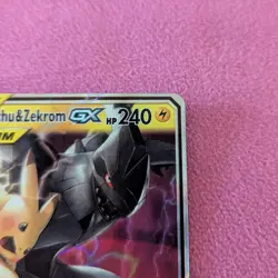 Pikachu & Zekrom GX 33/181 SM-Team Up Ultra Rare Holo Pokemon Card - NM - Image 3