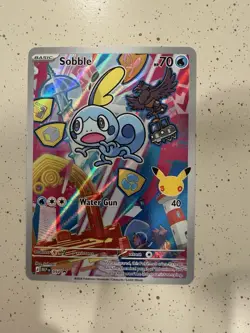 Pokemon TCG: Sobble 054 Me: Mega Evolution Promo Holo MINT - Image 1