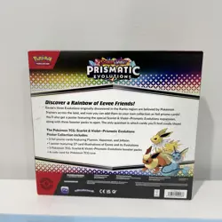 Pokemon TCG Scarlet & Violet Prismatic Evolutions Poster Collection Box Sealed - Image 2