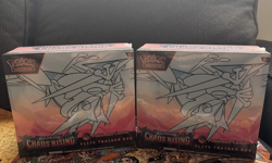 Pokemon Center Chaos Rising Elite Trainer Box ETB x2 Sealed English Pokemon TCG - Image 1