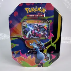 Pokemon TCG Mega Charizard X EX Tin Brand New & Factory Sealed - Image 1
