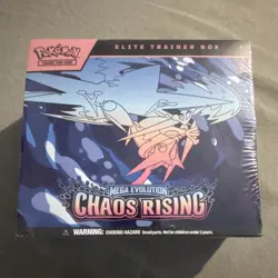Pokemon TCG Mega Evolution—Chaos Rising Elite Trainer Box English 65 Promo 2025 - Image 1