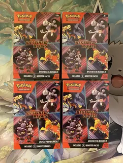 Pokemon TCG Destined Rivals Booster Bundle (LOT OF 4) Brand New/Factory Sealed - Image 1