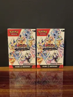 Pokemon TCG Scarlet & Violet: Prismatic Evolutions Booster Bundle Box x2 English - Image 1
