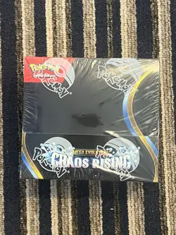 Pokemon TCG Mega Evolution Chaos Rising Booster Box 36 Packs Sealed - Image 1