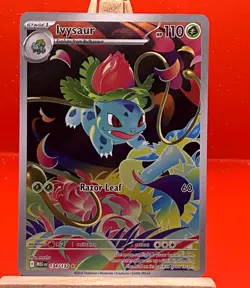 Pokemon TCG Ivysaur Me01: Mega Evolution 134/132 Illustration Rare Holo English - Image 1