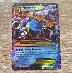 Pokemon TCG M Blastoise EX 30/146 XY Ultra Rare Holo EN 220 HP Mega - Image 1