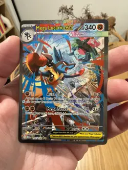 Mega Lucario ex 179/132 Mega Evolution MEG Special Illustration Rare Pokemon NM - Image 1