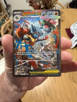 Mega Lucario ex 179/132 Mega Evolution MEG Special Illustration Rare Pokemon NM - Image 3