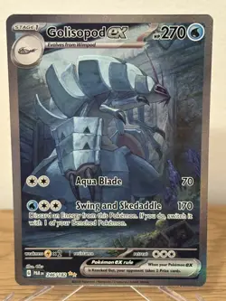 Pokemon TCG Golisopod EX Paradox Rift 246/182 Holo Special Illustration Rare NM - Image 1
