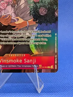 Vinsmoke Sanji (TR) OP10-063 Legacy of the Master Foil Treasure Rare Near Mint - Image 5