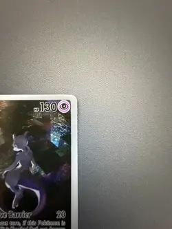 Mewtwo Pokemon 151 UPC Promo Black Star Full Art Holo English Svp 052 LP - Image 4